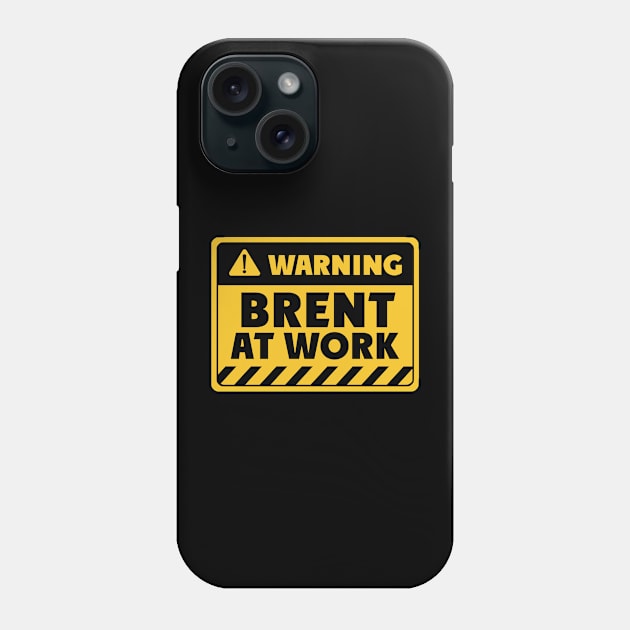 Brent at work Phone Case by EriEri