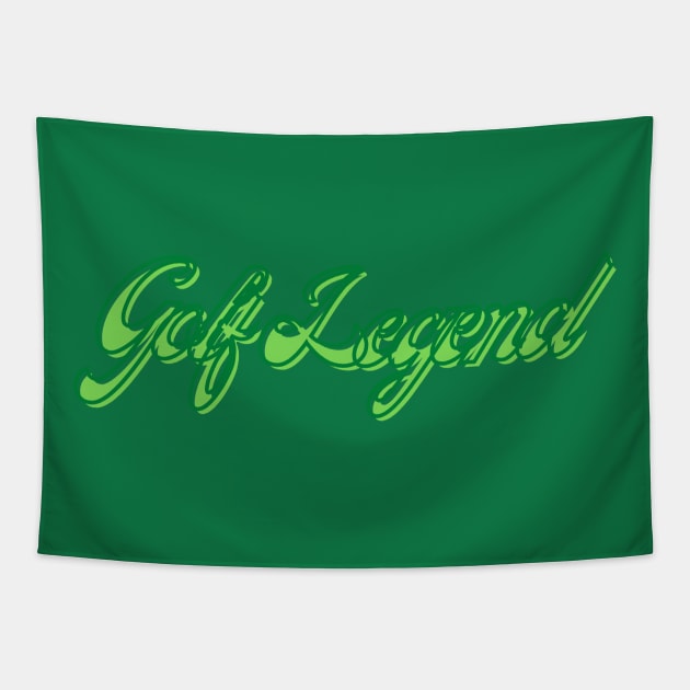 Golf Legend - Lime Tapestry by Golfers Paradise