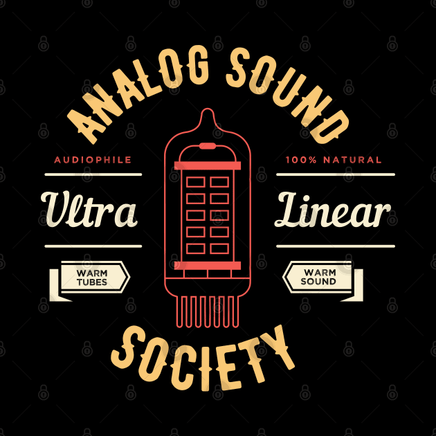 Retro Music Analog Sound Society by MintaApparel