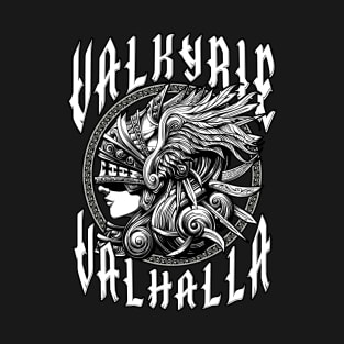 Viking Legends: Valkyrie of Valhalla in Norse Mythology T-Shirt
