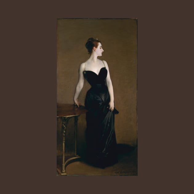 Portrait of Madame X by John Singer Sargent by MasterpieceCafe