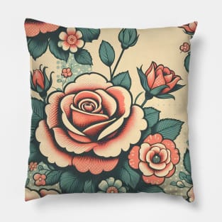 Pink Rose Pillow