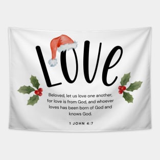 LOVE - Fruits of the Spirit 2023 Christmas | Group Shirt Tapestry