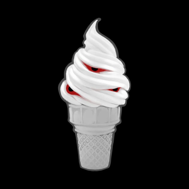 Eyescream Icecream Cone by Gravemud