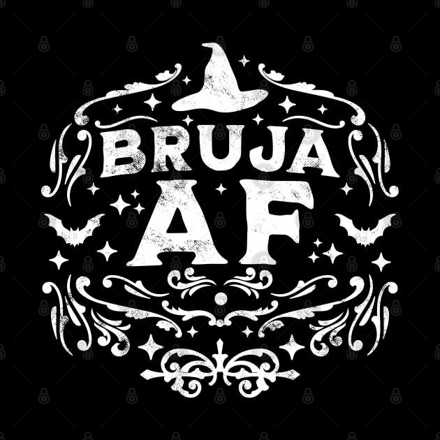 Bruja AF Bruja Vibes Mexican Witch Halloween Retro Vintage by OrangeMonkeyArt