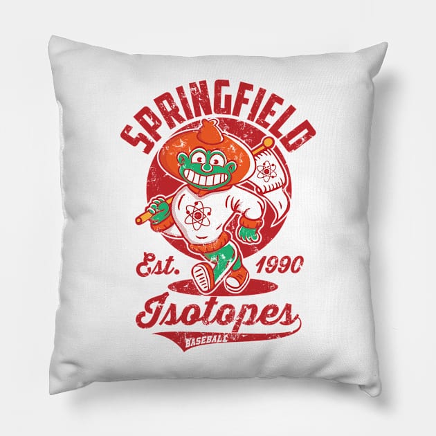 Isotopes Baseball Pillow by carloj1956