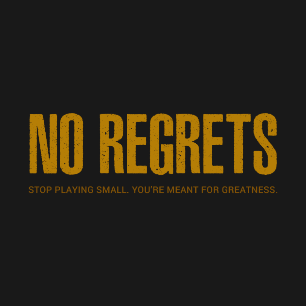 NO REGRETS by alblais