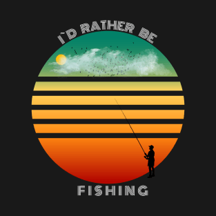 Vintage  Fishing  Design T-Shirt