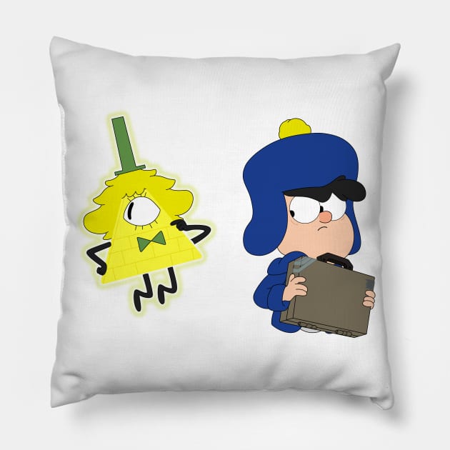 tweek and craig Pillow by anemocha