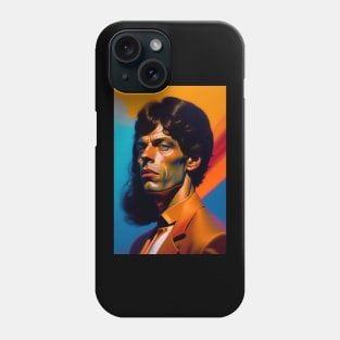 A norman rockwell graphic design artwork Phone Case