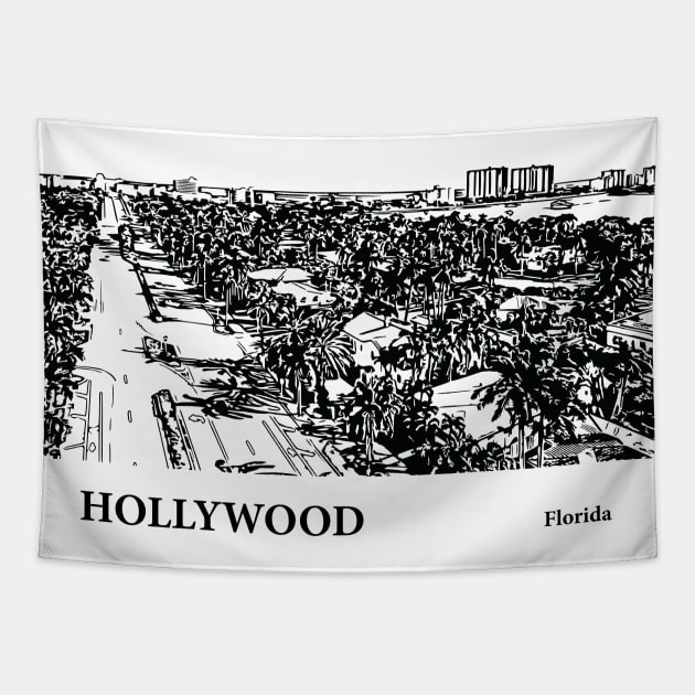 Hollywood - Florida Tapestry by Lakeric