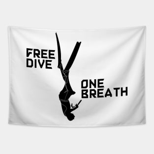 freedive one breath Tapestry