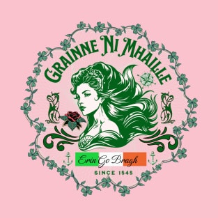 Grainne Ni Mhaille Shamrocks T-Shirt