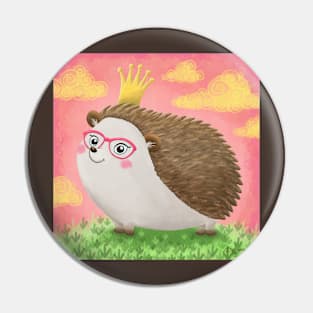 Queen Hedgie Pin