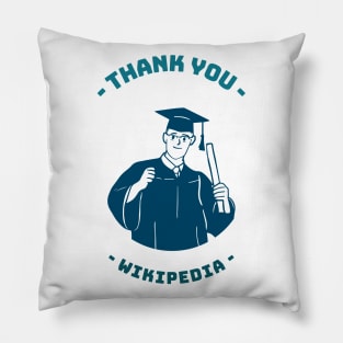 Funny College Student Pillow