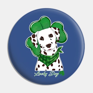 Dalmatian Lucky Dog Pin