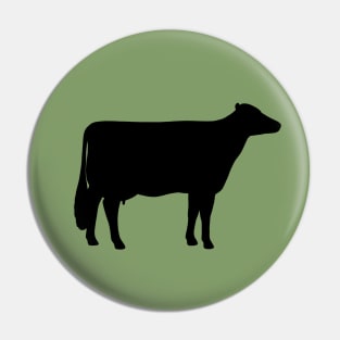 Holstein Cow Silhouette Pin