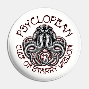 Psyclopean - Cult of Starry Wisdom - Cthulhu Lovecraft Mythos Pin