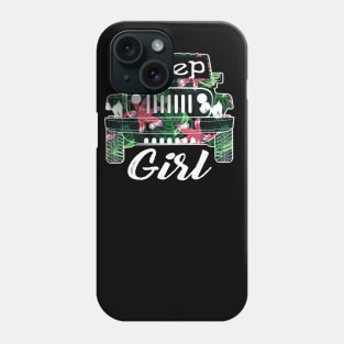 Cute Jeep Girl 4x4 Offroad Phone Case