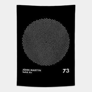 John Martyn / Solid Air / Minimalist Graphic Artwork Tapestry