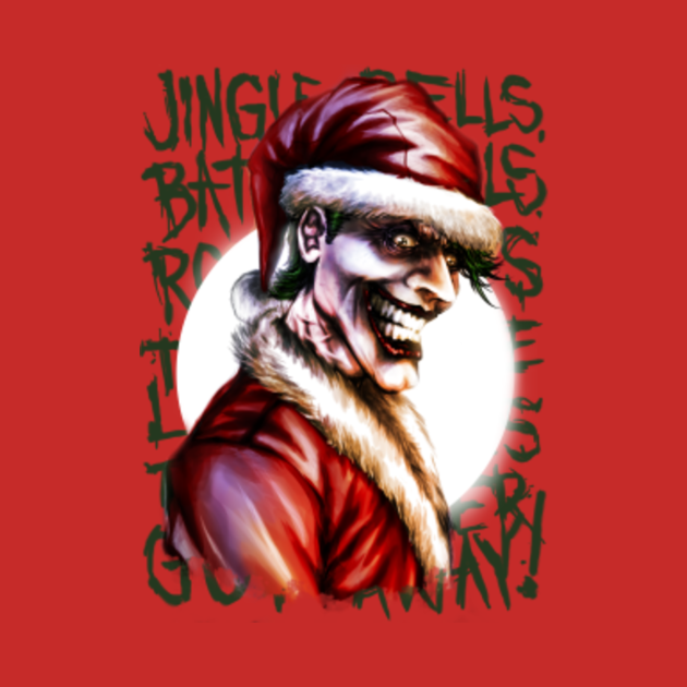 CHRISTMAS WITH JOKER - Joker - T-Shirt | TeePublic