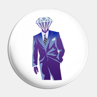 Diamond At Work Pin