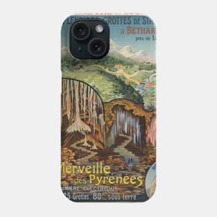 Merveille des Pyrénées France Vintage Poster 1903 Phone Case