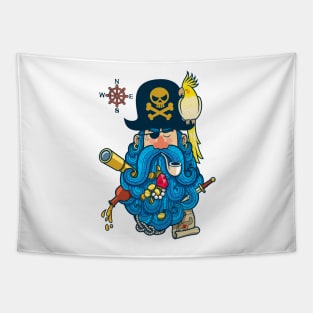 Pirate Portrait Tapestry