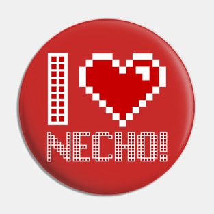 Pixel Effect I love Necho! Pin