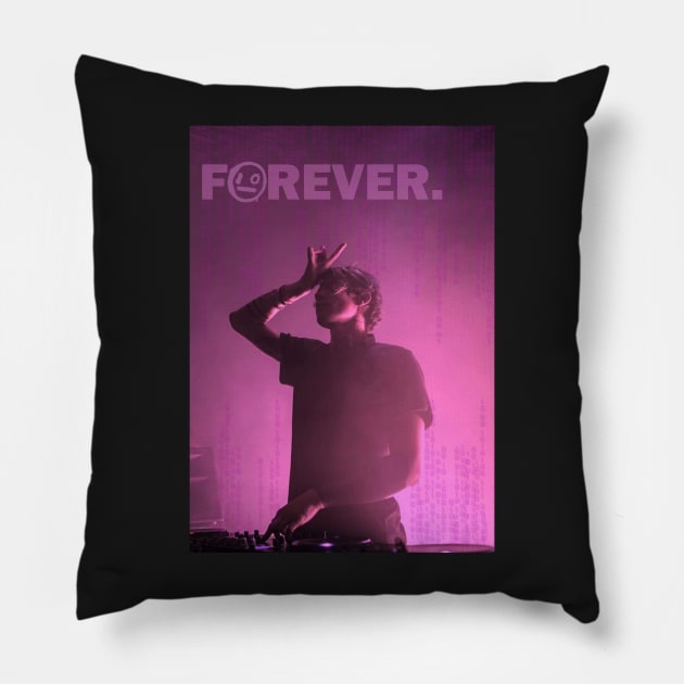 i_o Forever Tribute 444 Garrett Lockhart Pillow by TripoffGeloEDM