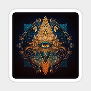 Mystical All-Seeing Eye Magnet