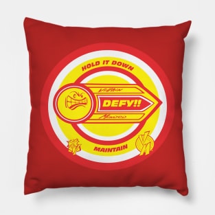 Villain Minded Badge-DEFY Pillow