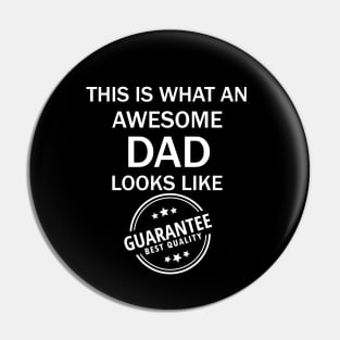 Awesome Dad Pin