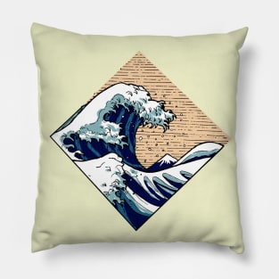 Kanagawa Wave Pillow