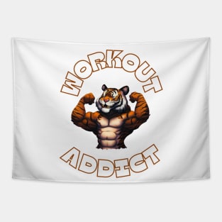 WORKOUT ADDICT Tapestry