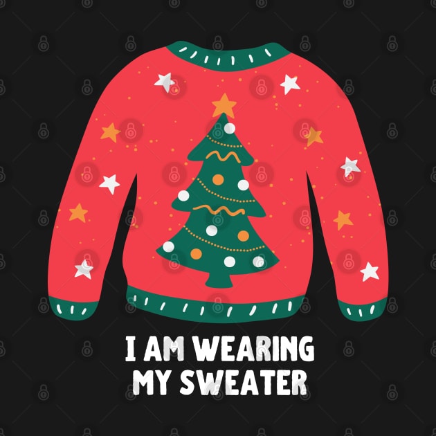 I Am Wearing My (Christmas) Sweater (Christmas Tree) by leBoosh-Designs