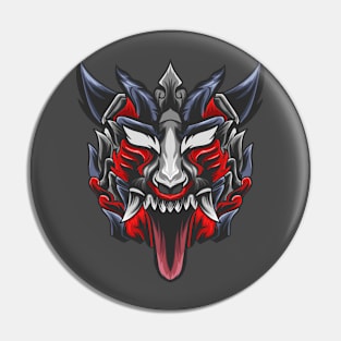 Demon Scared Pin