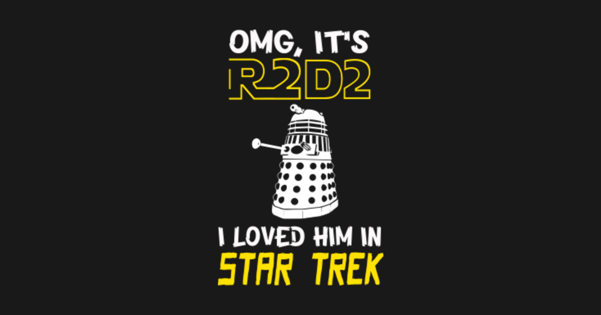 i love r2d2 star trek shirt