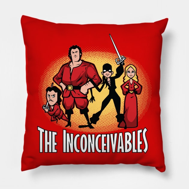 The Inconceivables Pillow by zombiedollars