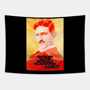 Nikola Tesla Quote 5 Tapestry