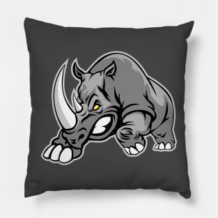 Charging Rhino Pillow