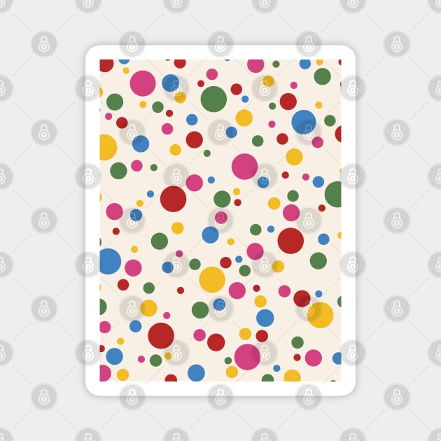 Yayoi Kusama Dots Magnet by VanillaArt