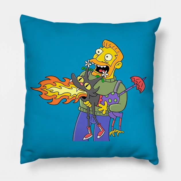 Scorpio you're totally mad Pillow by Crockpot