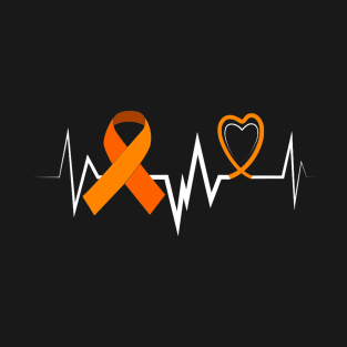 Heartbeat Products Leukemia Ribbon Leukemia Awareness T-Shirt