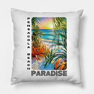 Pensacola Beach Paradise Pillow