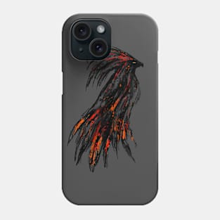 Phoenix and Ashes - Burning Feathers Phone Case