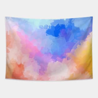 Dancing on the sky Abstract Painting Tapestry