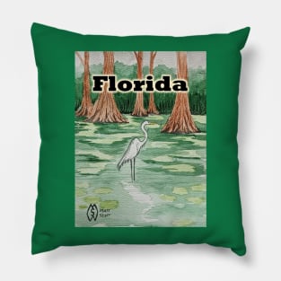 Florida swamp Pillow