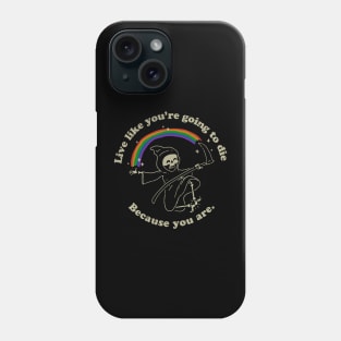 Memento Mori - Funny Sarcastic Goth Phone Case