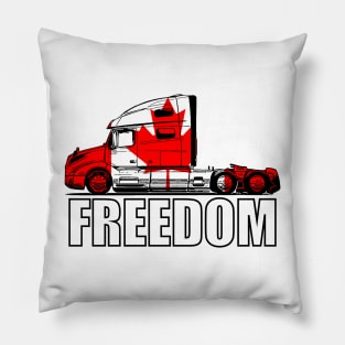Freedom Convoy - Canadian Truck Pillow